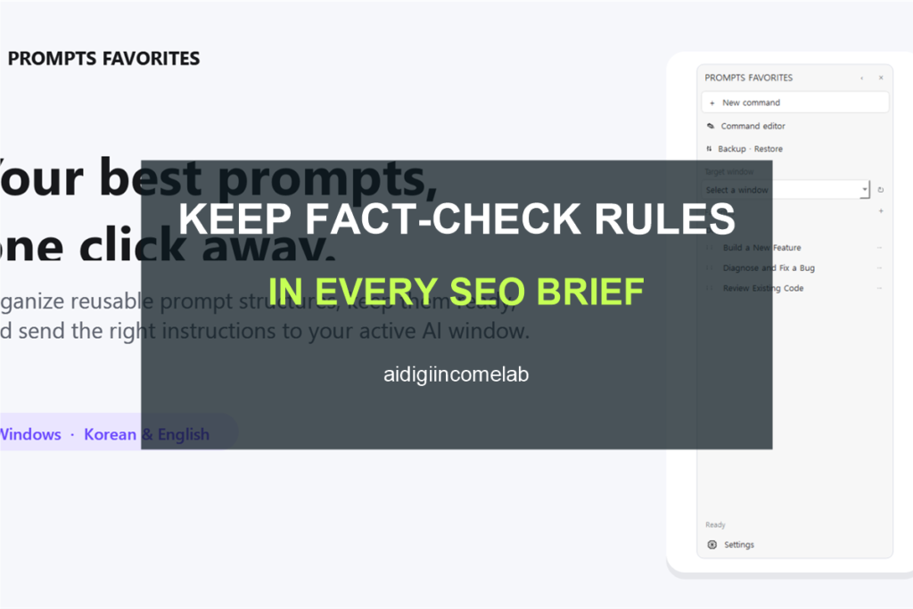 How to Keep Fact-Check Rules in an SEO Content Brief