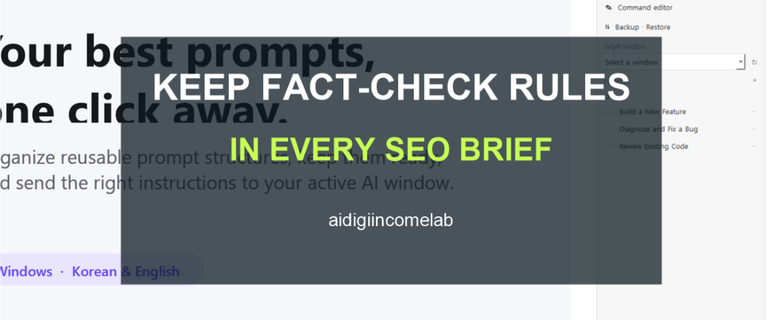 How to Keep Fact-Check Rules in an SEO Content Brief