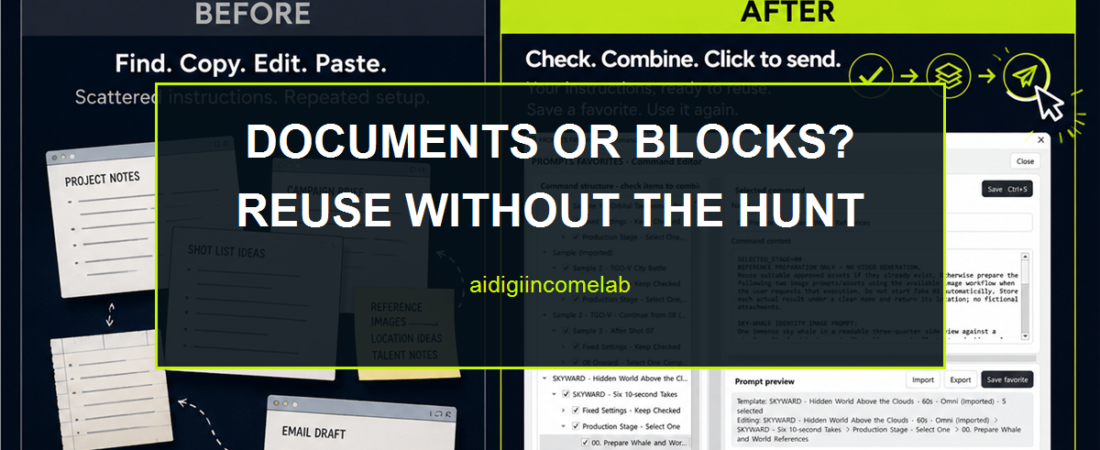 AI Video Prompts in Documents vs PROMPTS FAVORITES: Which Workflow Fits?