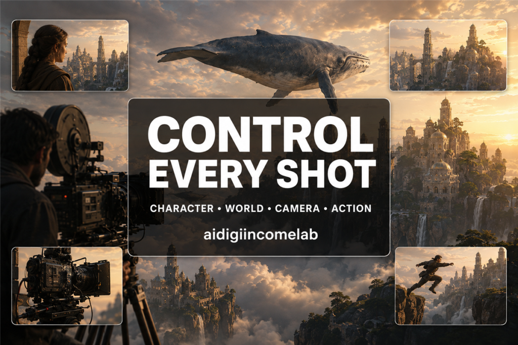 How to Separate Character, World, Camera, and Shot Instructions