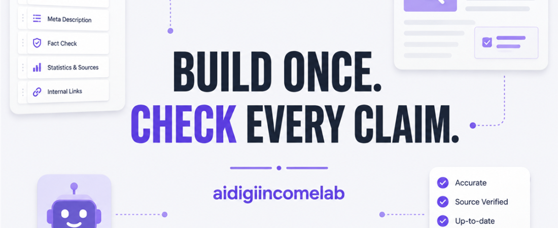 Build a Reusable SEO and Fact-Check Prompt From Selectable Blocks